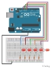 2022-23 Práctica 2 arduino - Accionamiento de 5 diodos led_10